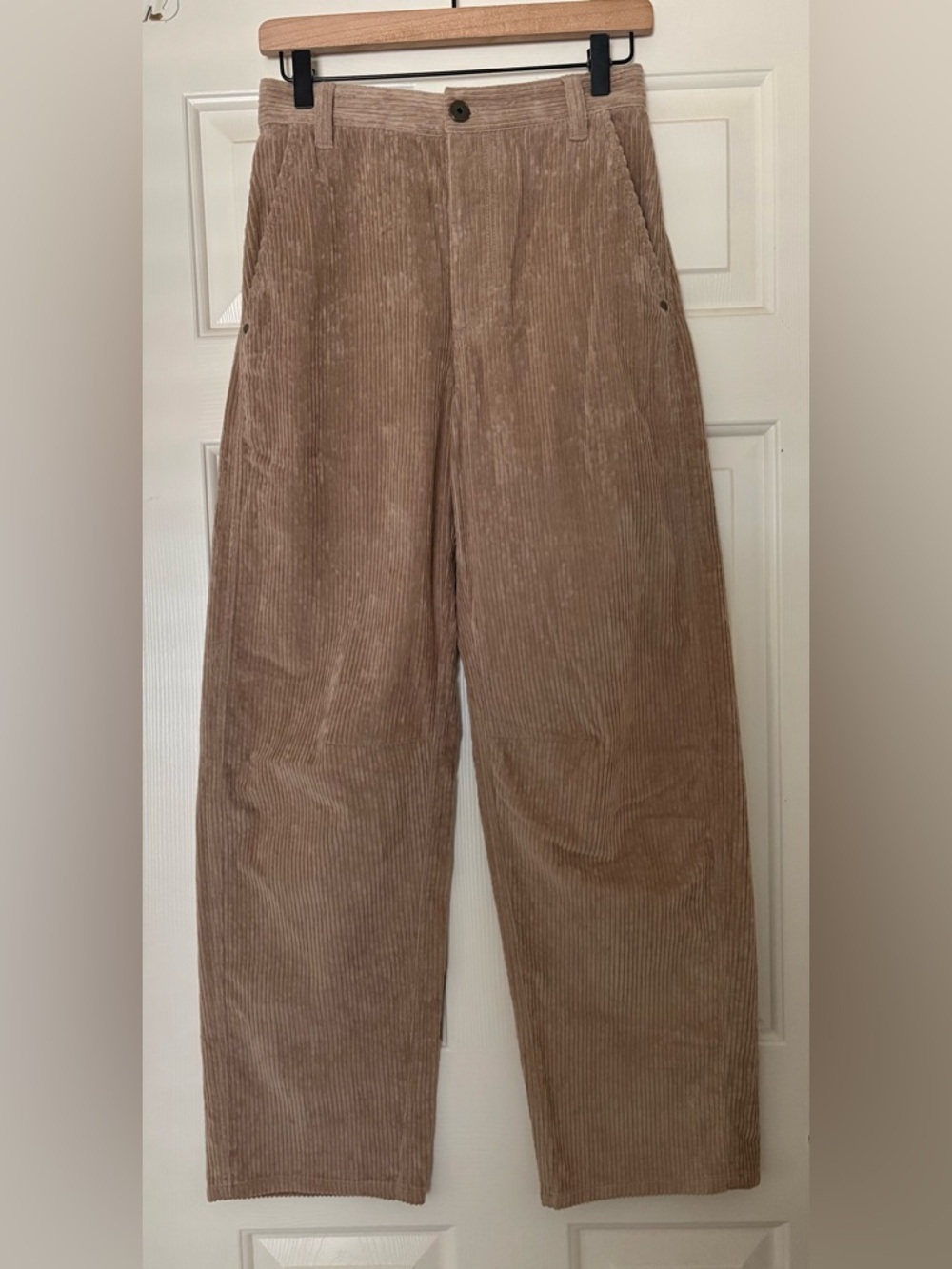 Brunello Cucinelli Striped Cotton blend corduroy wide leg pant size 4US - Picture 4 of 8
